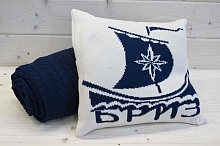 Плед, подушка с логотипом в подарок  | Текстильпринт, Москва