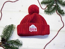 Зимняя шапка красная