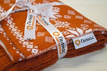 Вязаный плед в подарок бизнес-партнеру | Текстильпринт, Москва